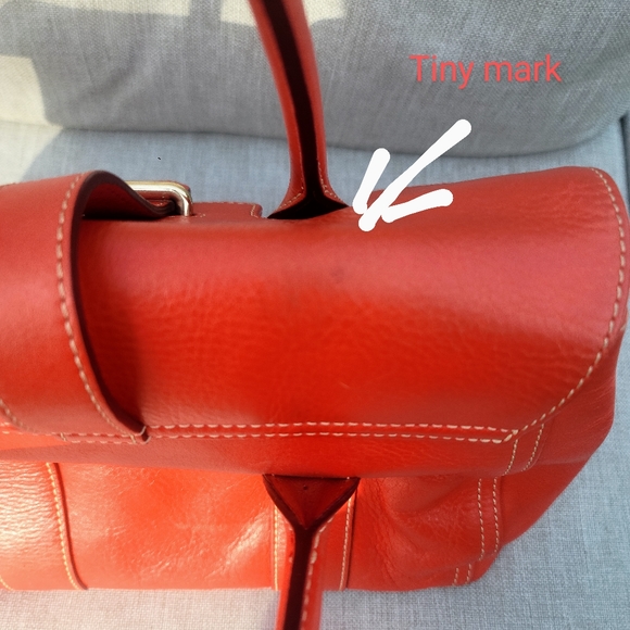 Dooney & Bourke coral satchel VGUC - Picture 10 of 11